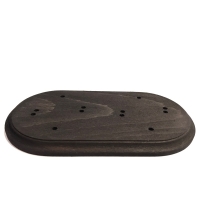 Подложка двухместная деревянная Ретро "Царский Стиль" ASR-55023, Бук, цвет: Венге